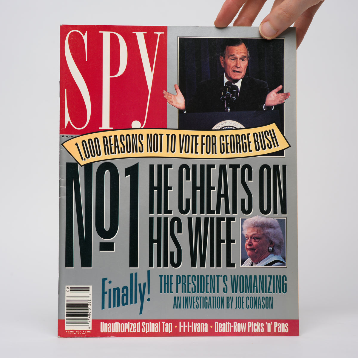 Spy Magazine - August 1992 ("1,000 Reasons Not to Vote for George Bush" Cover)