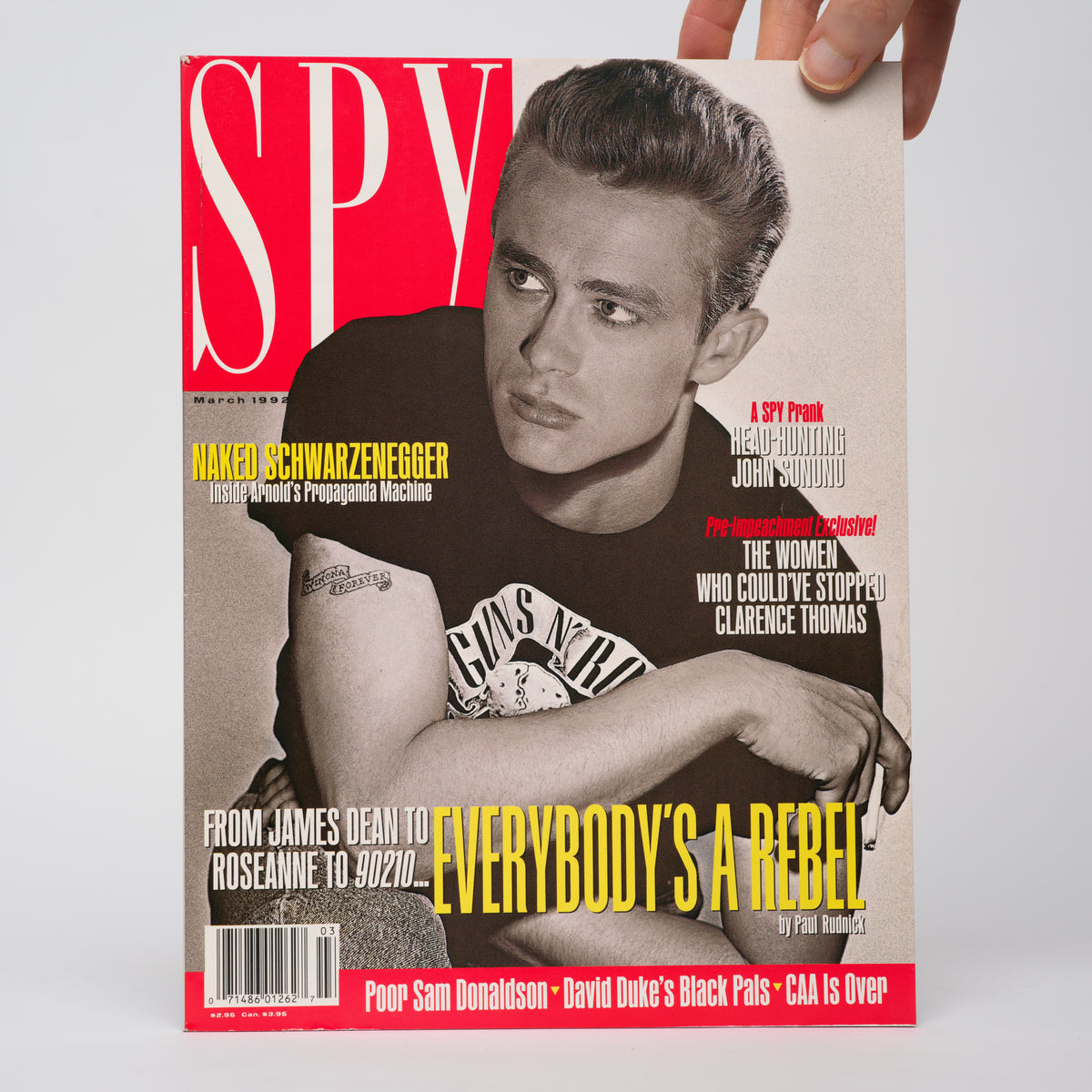 Spy Magazine - March 1992 (James Dean Cover)