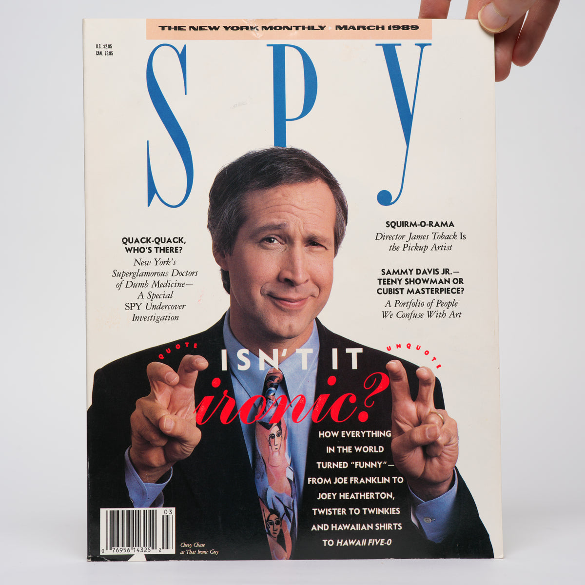 Spy Magazine - March 1989 (Chevy Chase Cover)