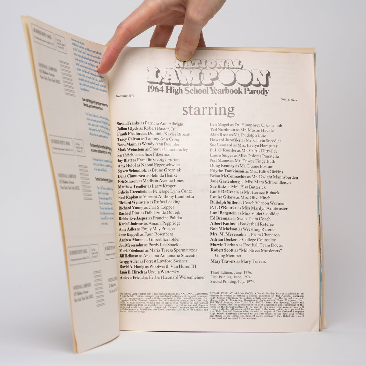 National Lampoon 1964 High School Yearbook Parody (Vol. 1, No. 7)
