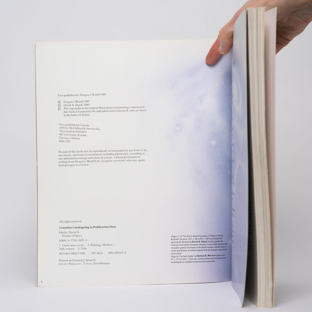 Visions of Space: Artists Journey Through the Cosmos - Hardy, David A.; Clarke, Arthur C.