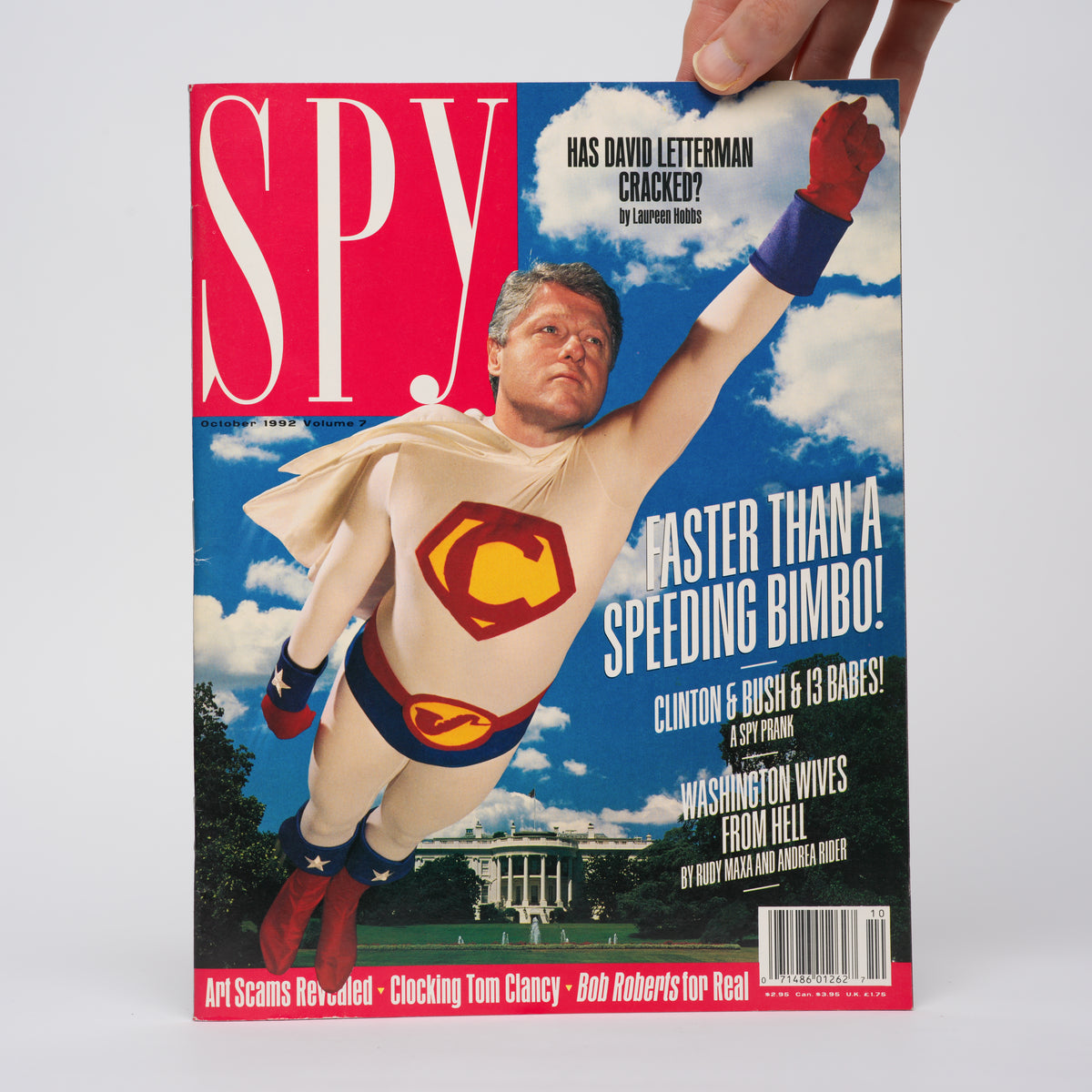 Spy Magazine - October 1992 (Bill Clinton Superhero Cover)