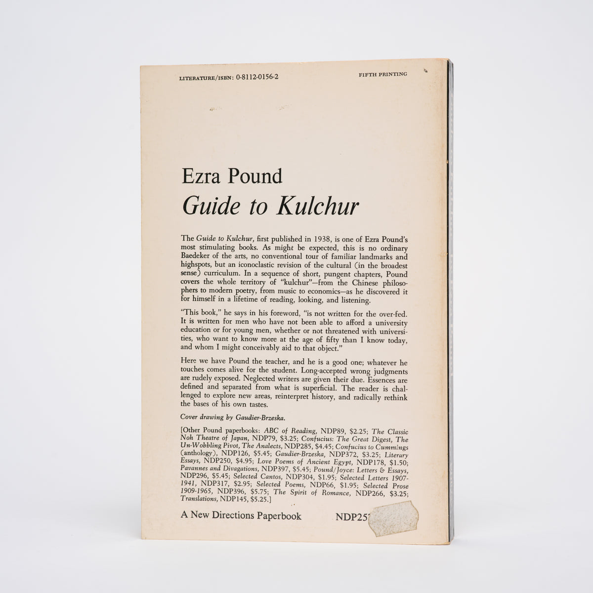 Guide to Kulchur - Pound, Ezra