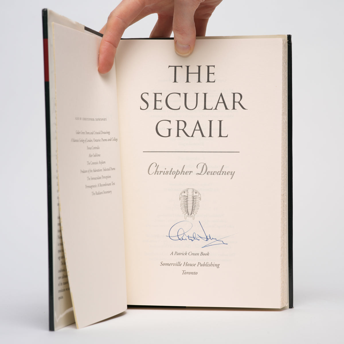The Secular Grail: Paradigms of Perception [SIGNED] - Dewdney, Christopher