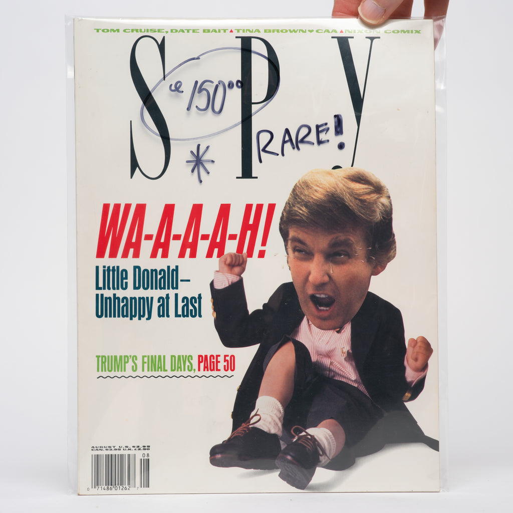 Spy Magazine - August 1990 (Donald Trump "WA-A-A-A-H!" Cover)