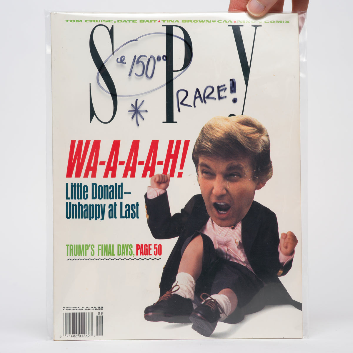 Spy Magazine - August 1990 (Donald Trump "WA-A-A-A-H!" Cover)