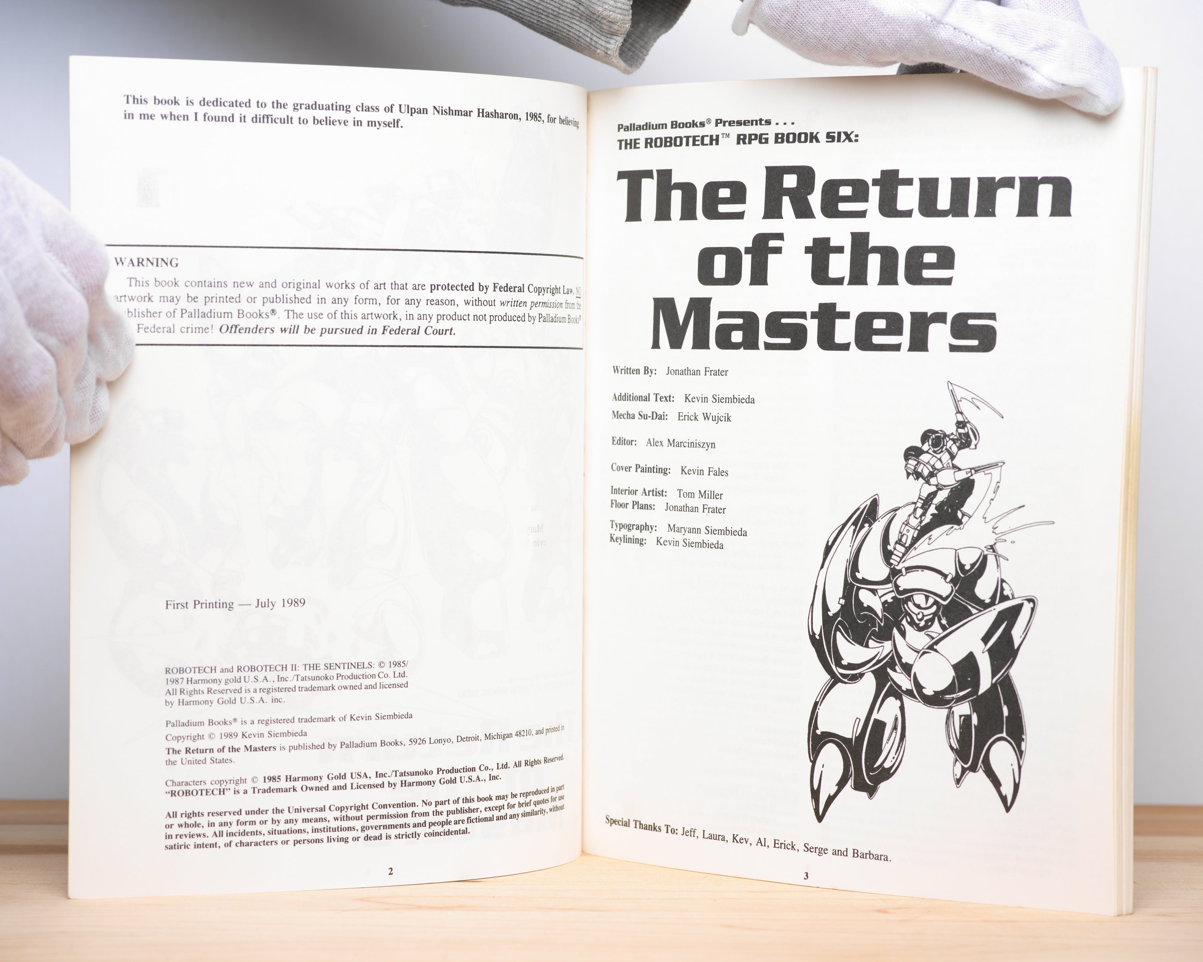The Return of the Masters (The Robotech RPG Book Six) - Frater, Jonathan; Breaux, Wayne
