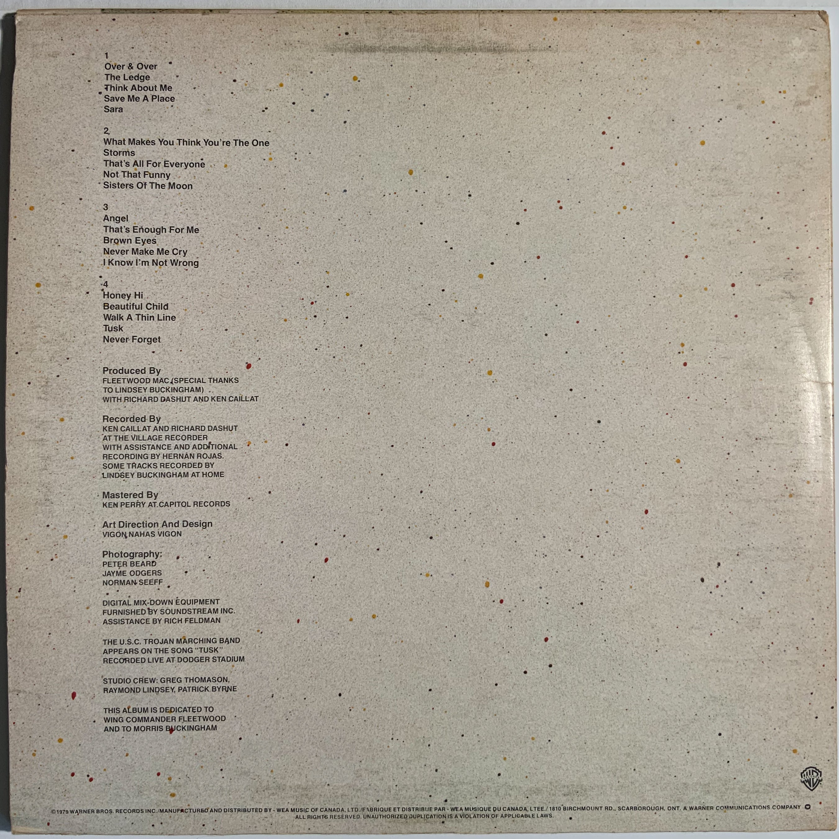 Fleetwood Mac: Tusk (double album)