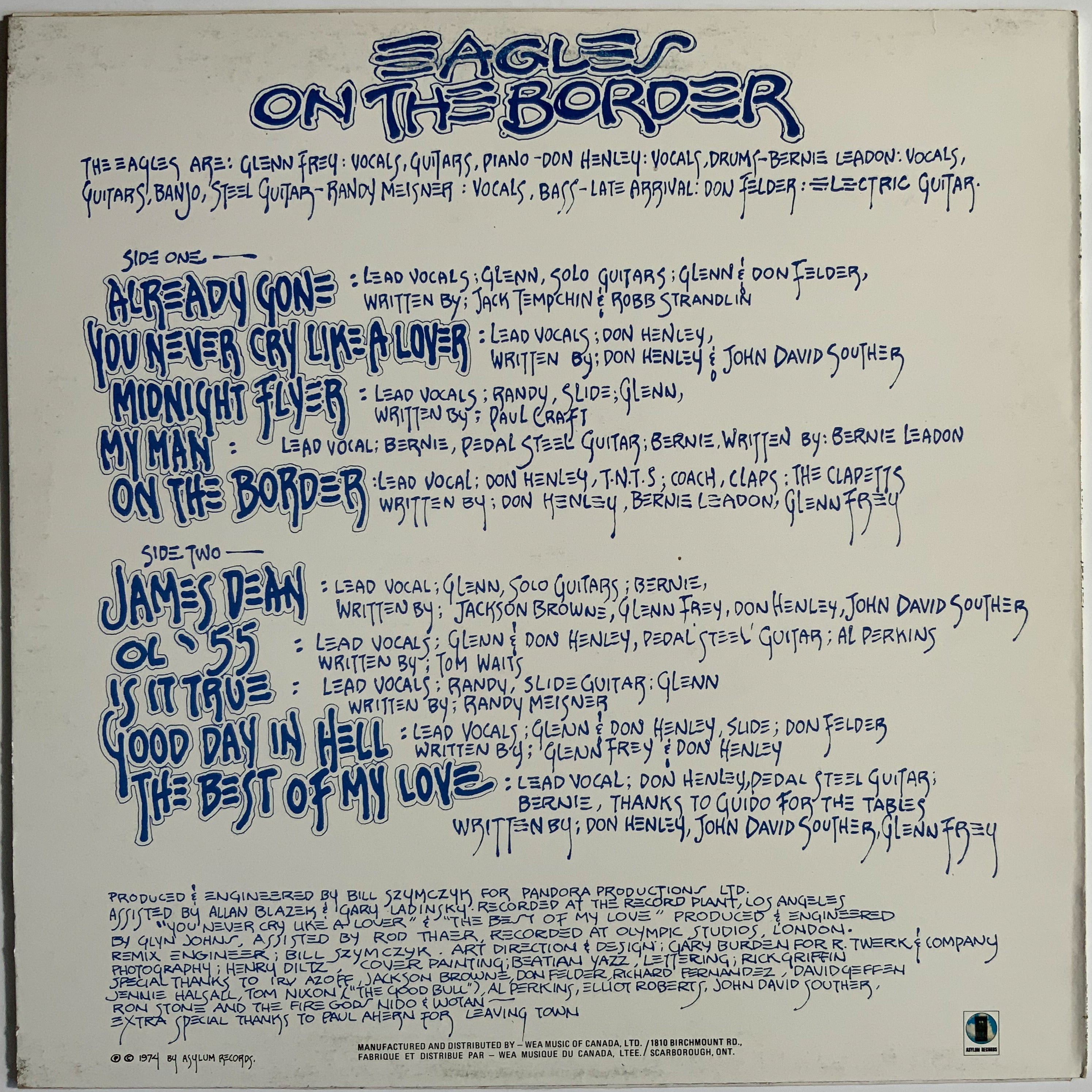 Eagles: On the Border