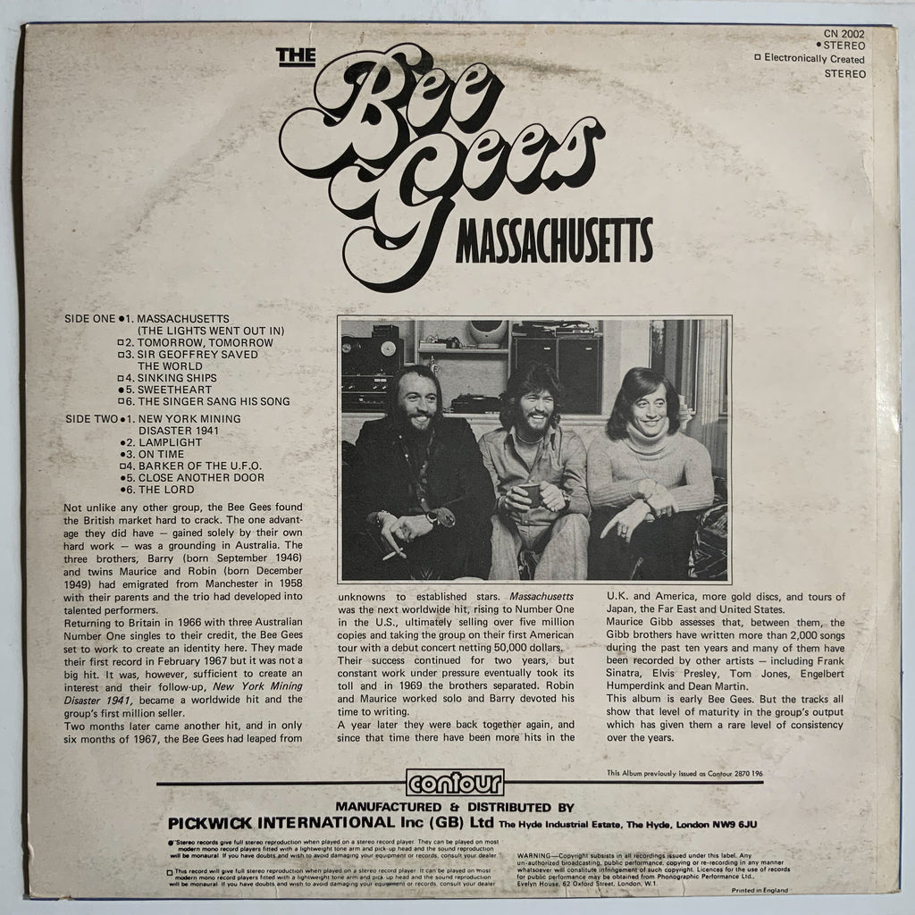 The Bee Gees: Massachusetts