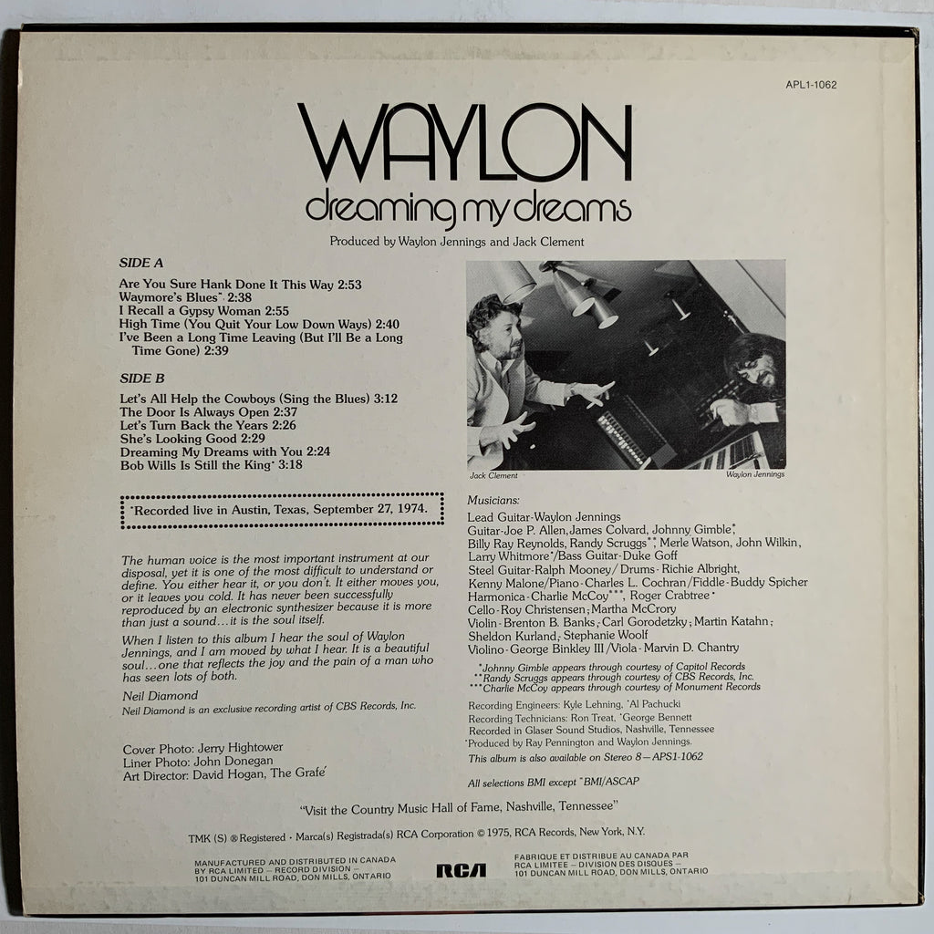 Waylon Jennings: Dreaming My Dreams