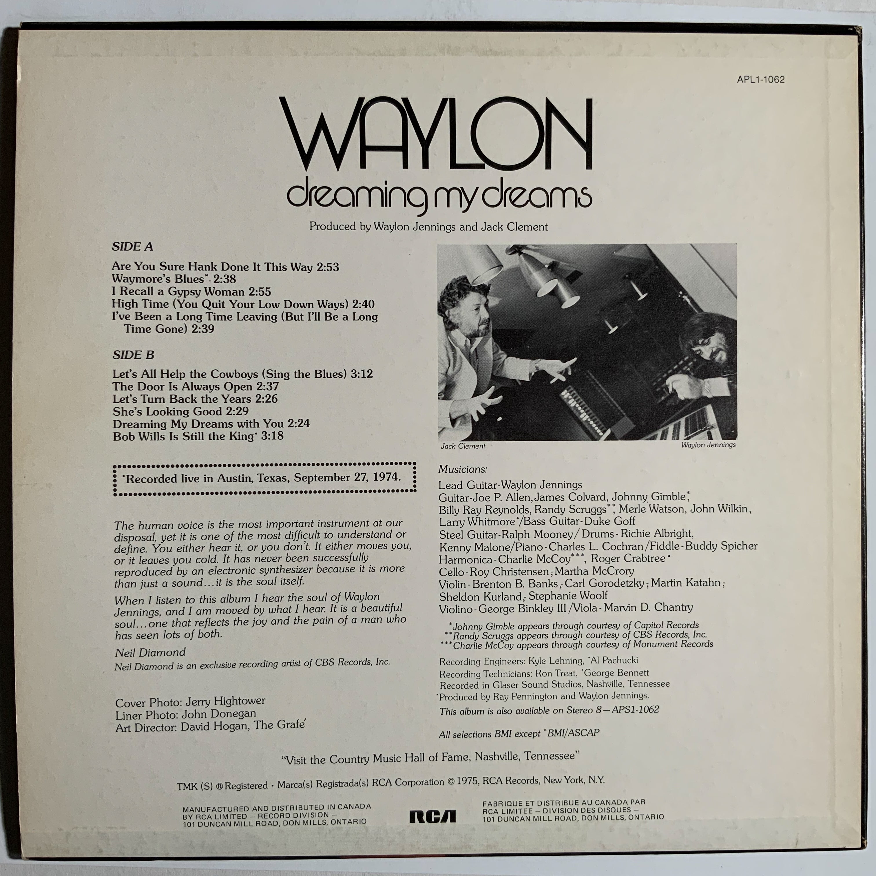 Waylon Jennings: Dreaming My Dreams