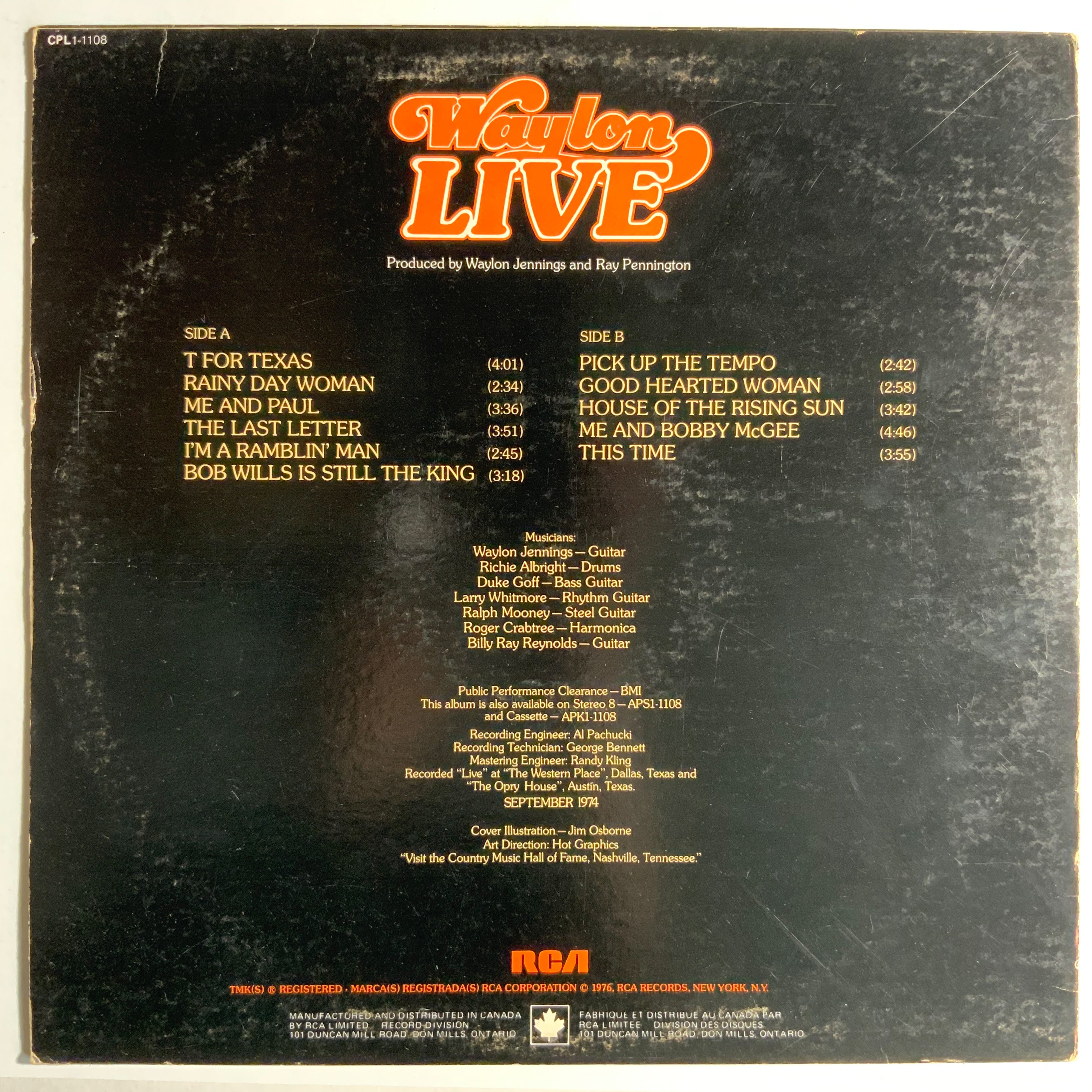 Waylon Jennings: Waylon Live