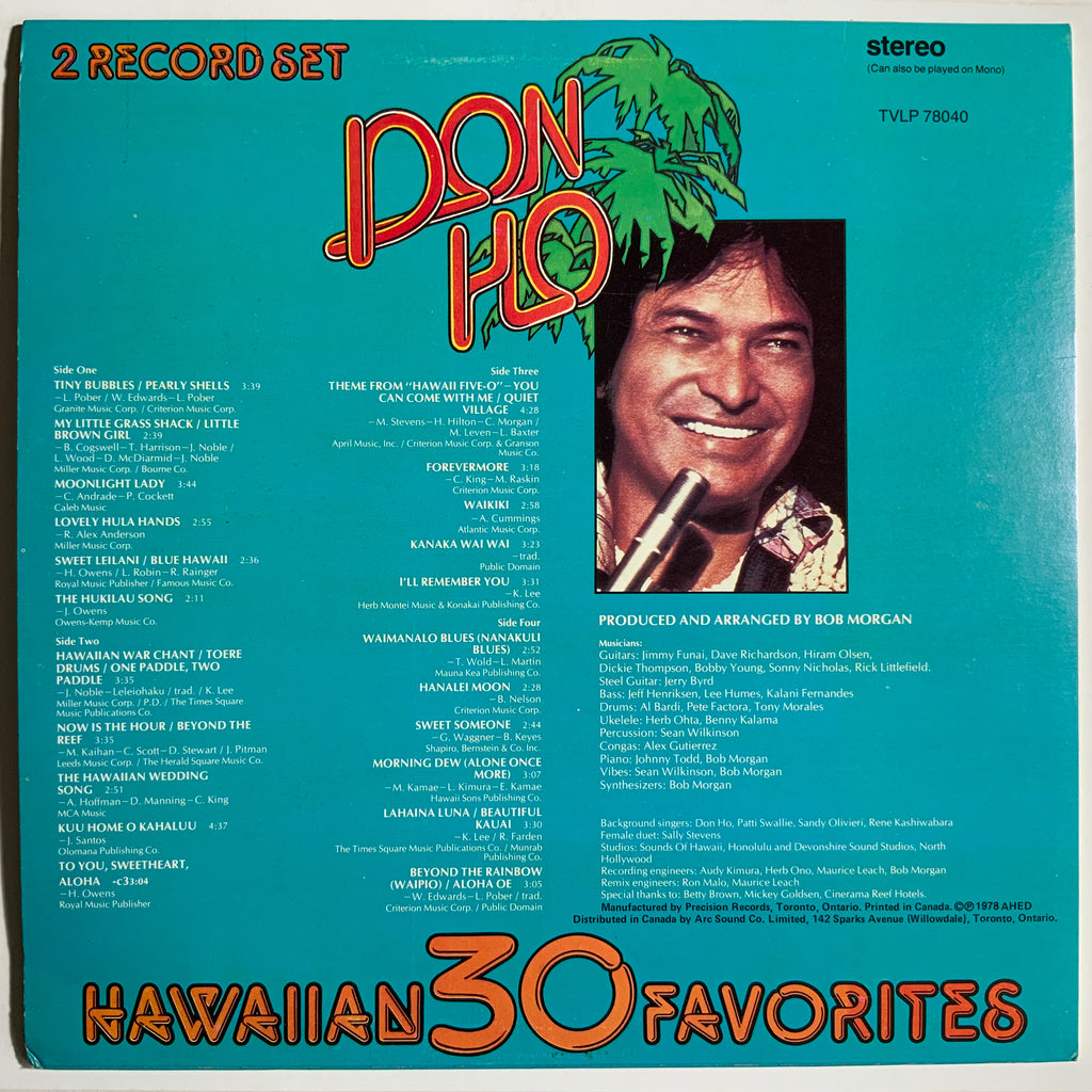 Don Ho: Hawaiian 30 Favourites