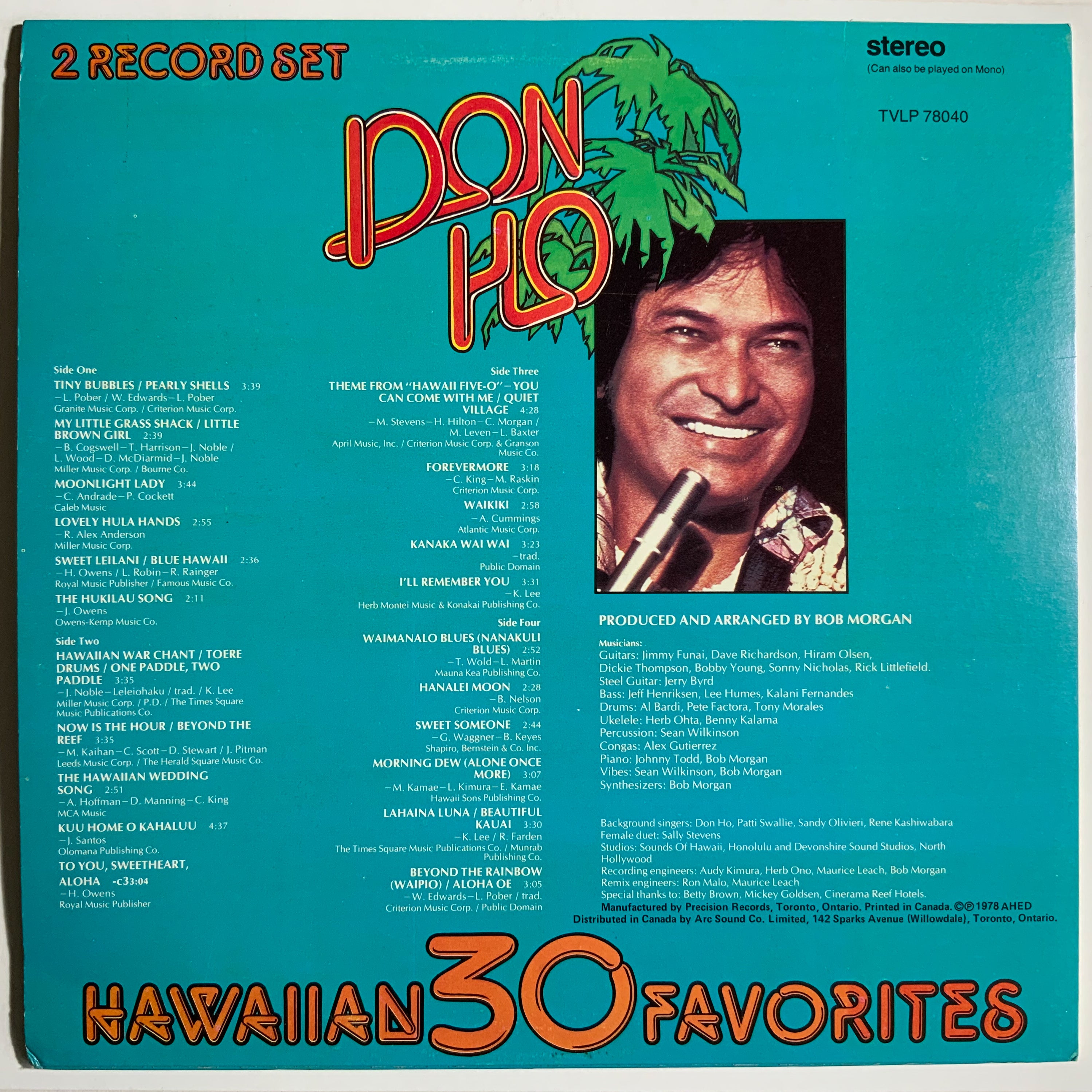 Don Ho: Hawaiian 30 Favourites
