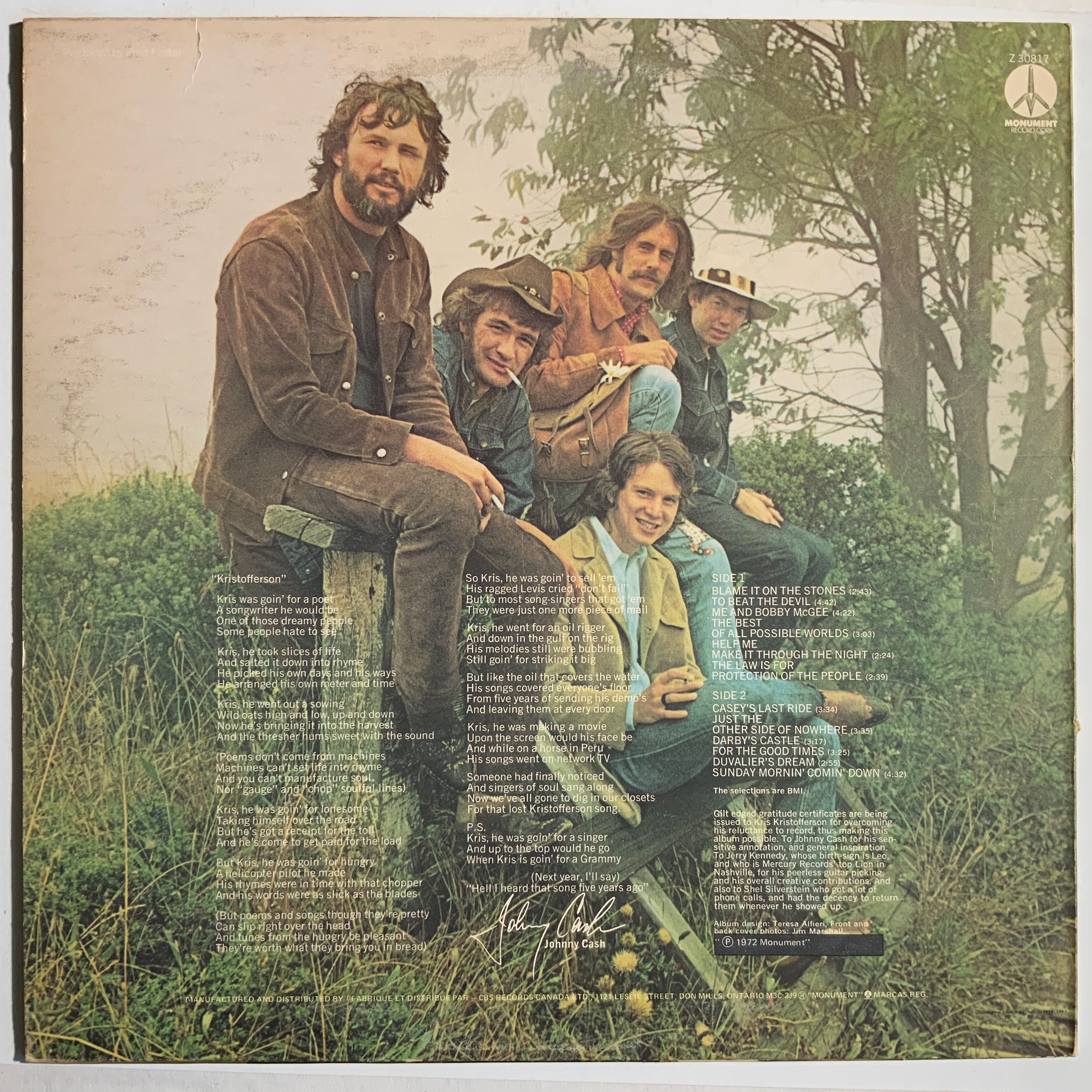 Kris Kristofferson: Me and Bobby McGee
