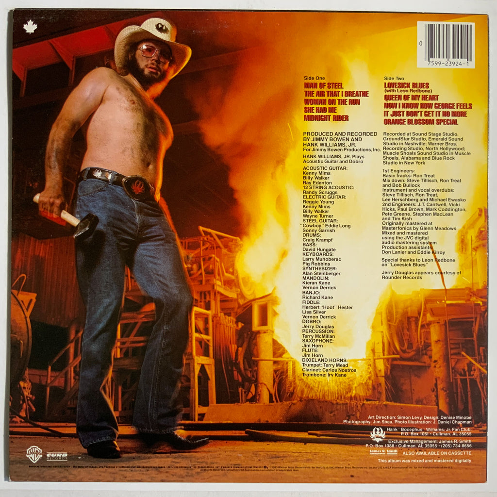Hank Williams, Jr. : Man of Steel