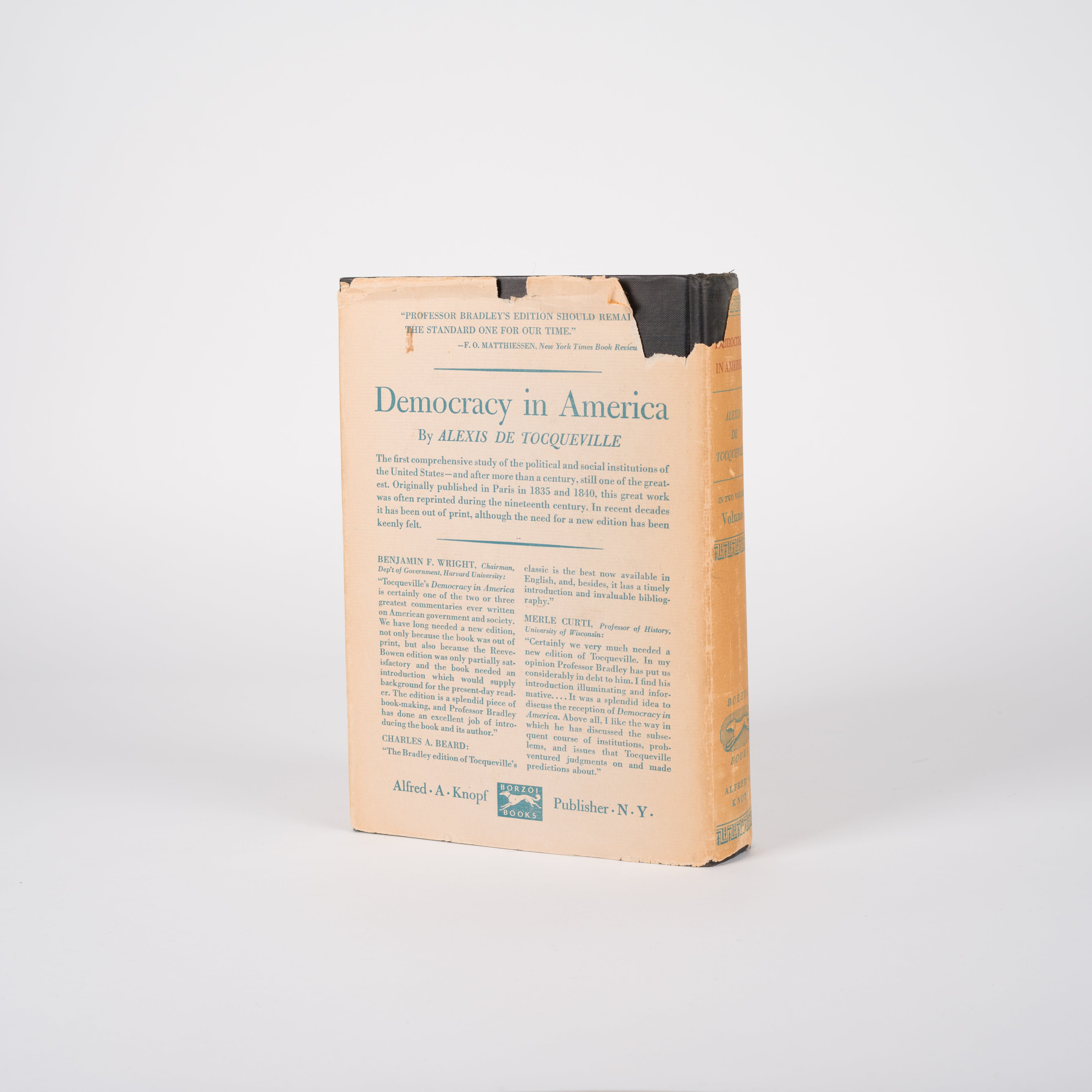 De Tocqueville, Alexis - Democracy in America (2 Volumes)