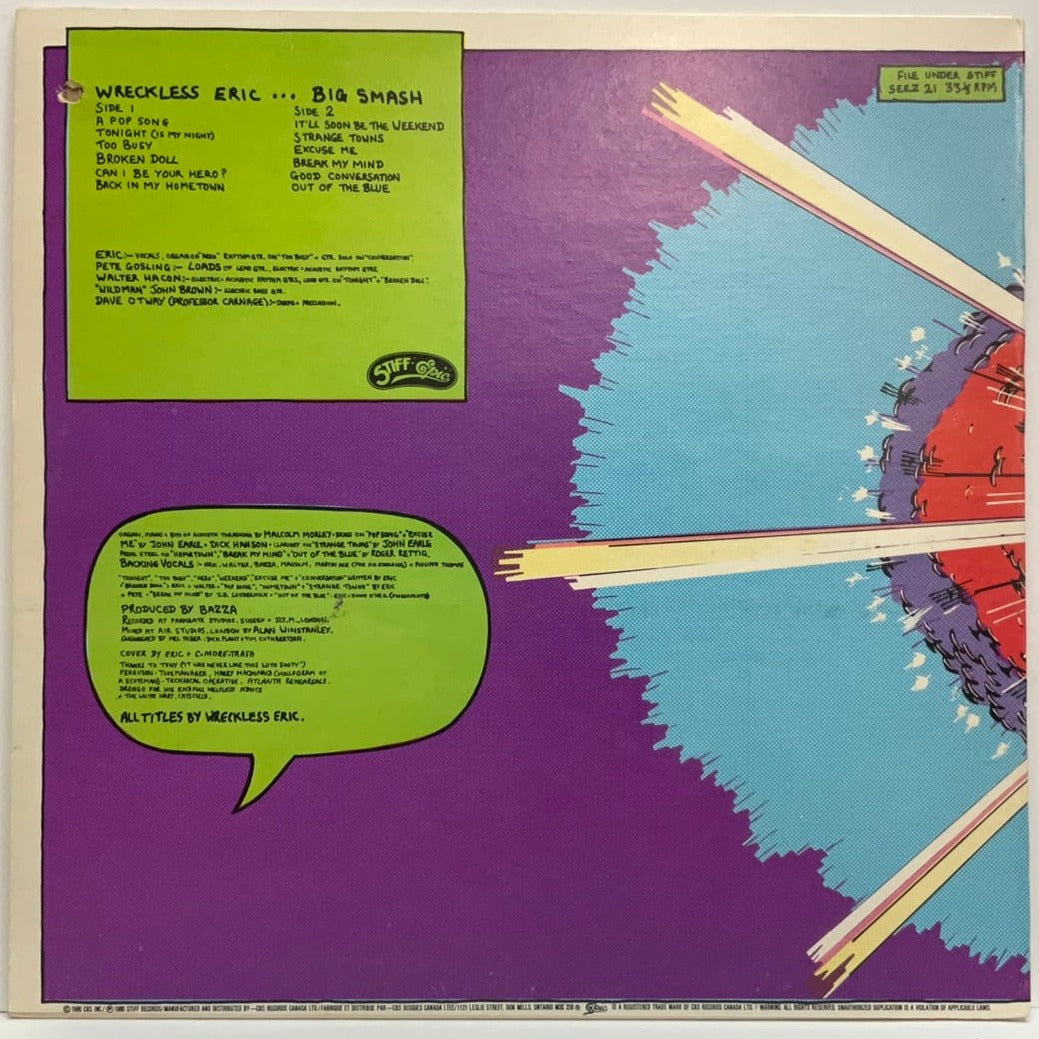 Wreckless Eric: Big Smash