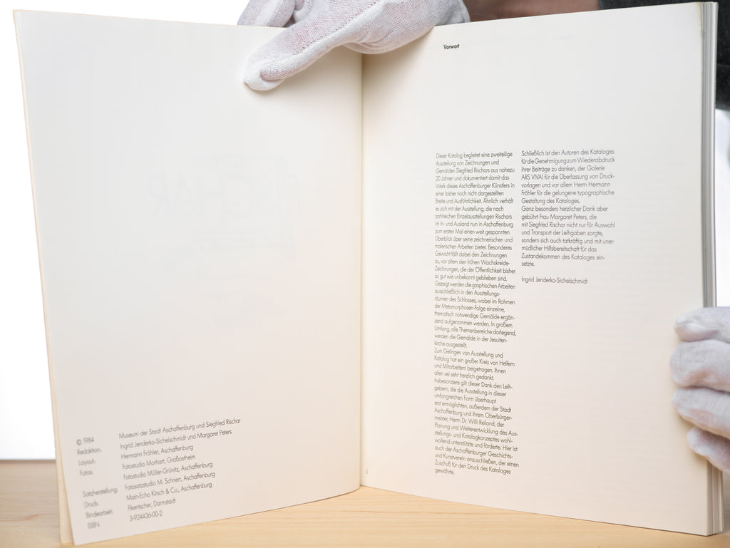 Siegfried Rischar: Zeichnungen und Gemälde 1965-1984