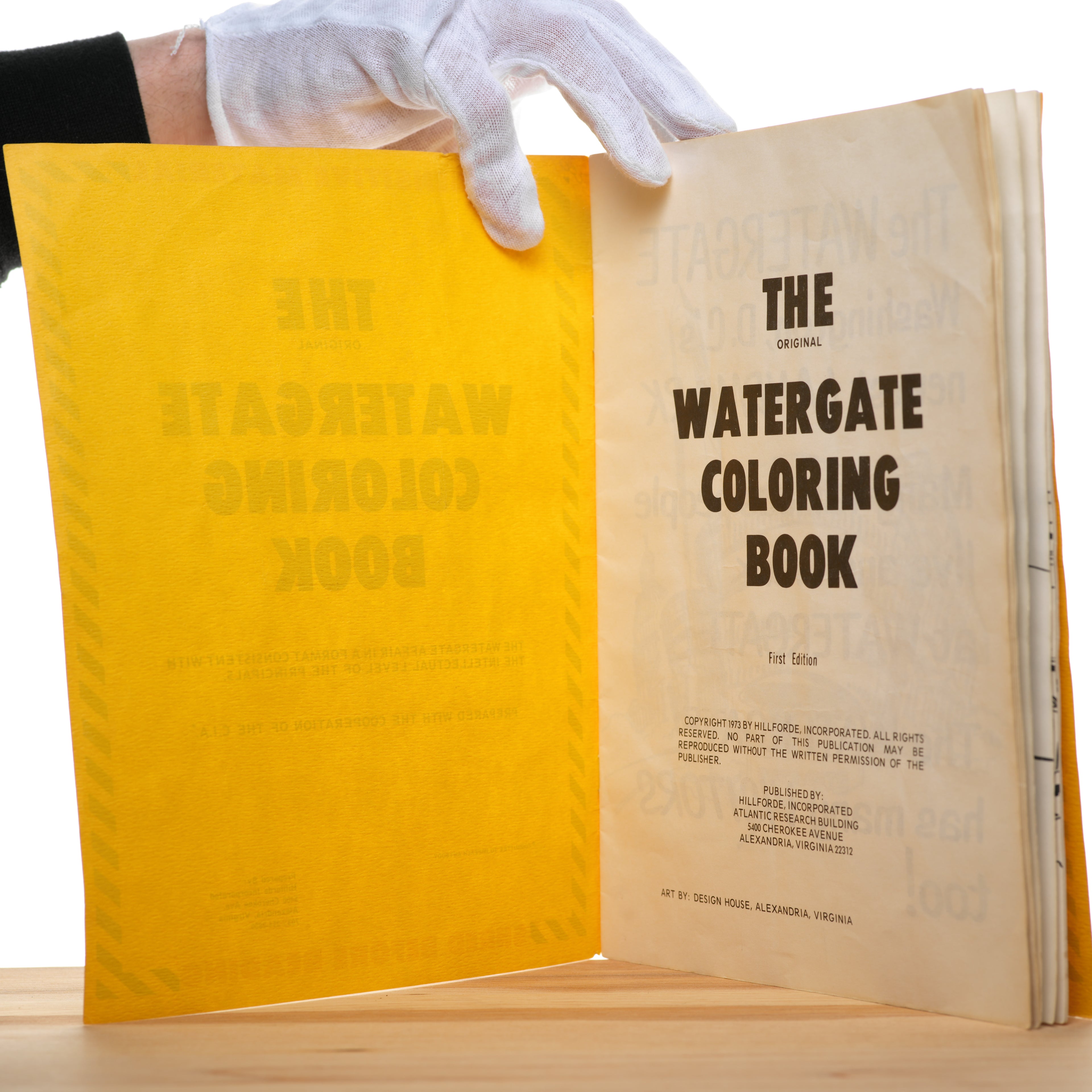The (Original) Watergate Coloring Book - Published by Hillforde, 1973