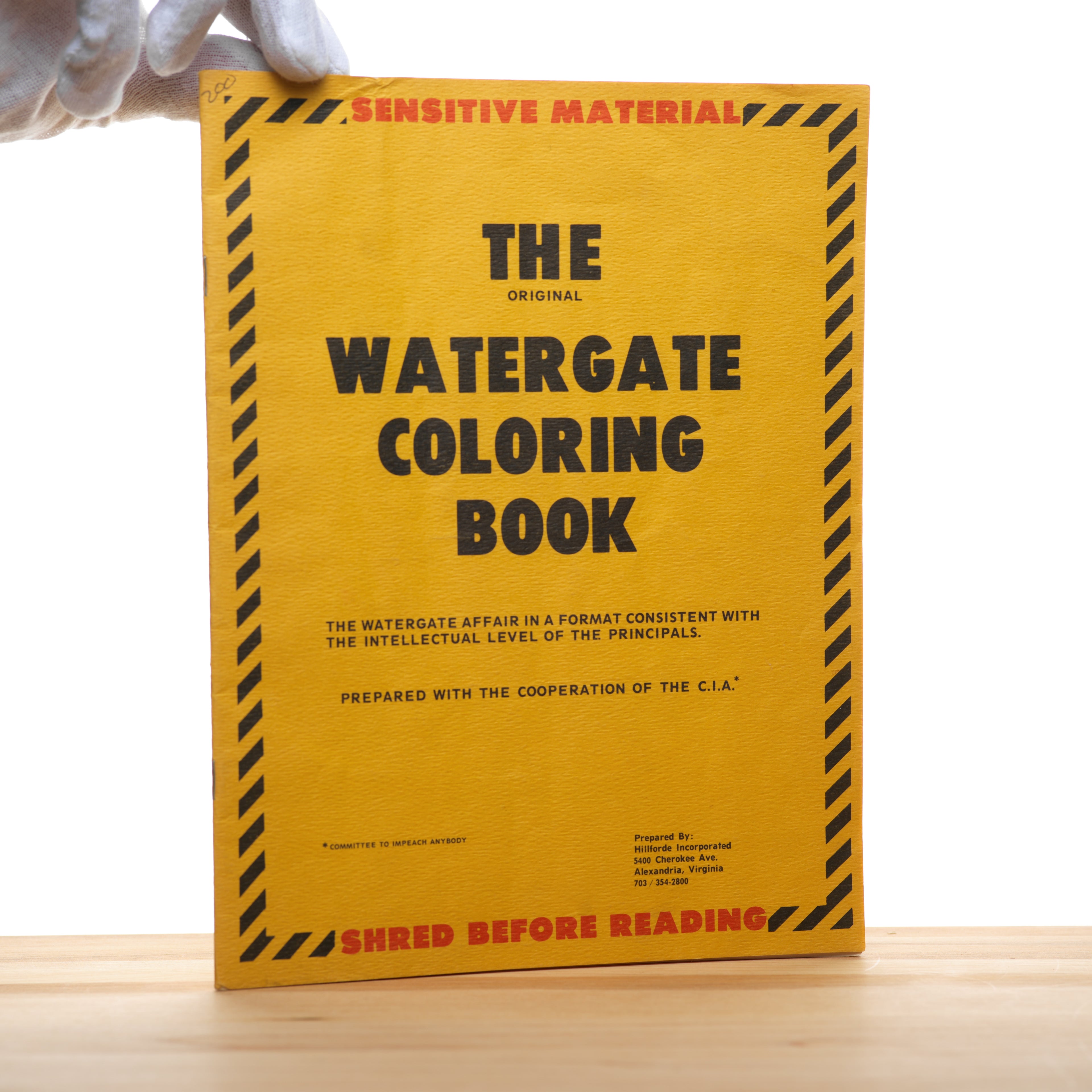 The (Original) Watergate Coloring Book - Published by Hillforde, 1973